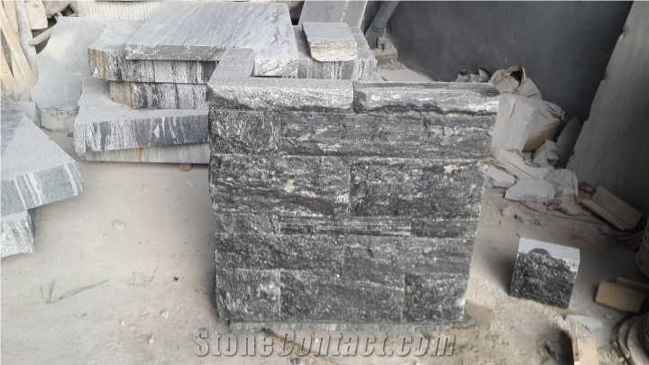 G302 Landscaping Dark Veins Granite Polishing Slabs, China Grey Granite