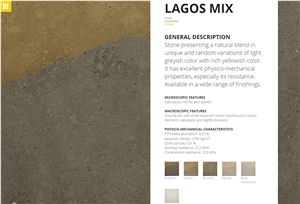 Lagos Mix Limestone Tiles, Slabs, Multicolor Limestone Floor Tiles, Wall Tiles