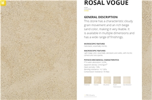 Rosal Vogue Limestone Tiles, Slabs