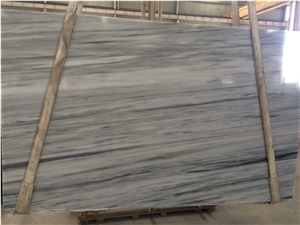 Ocean Grey Vein White Marble Slabs & Tiles, China White Marble
