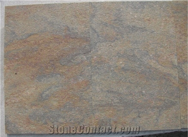 Rusty Quartzite Tiles & Slabs Honed Surface Tiles