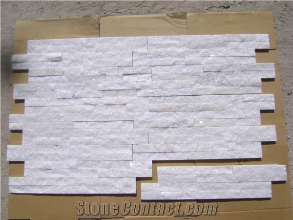 White Quartzite Cultural Stone,Wall Decorative Slate, Quartzite Cultured Stone