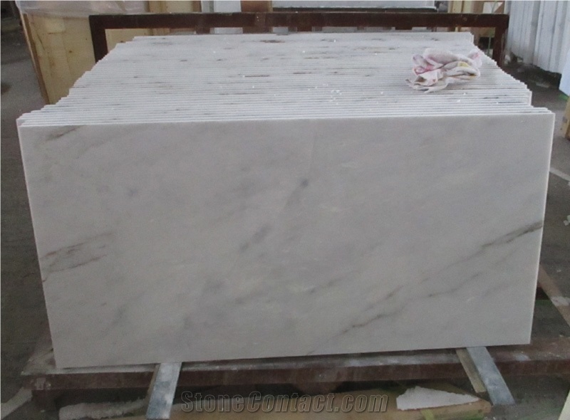 Bianco Sivec White Marble Slab & Tile, China White Marble