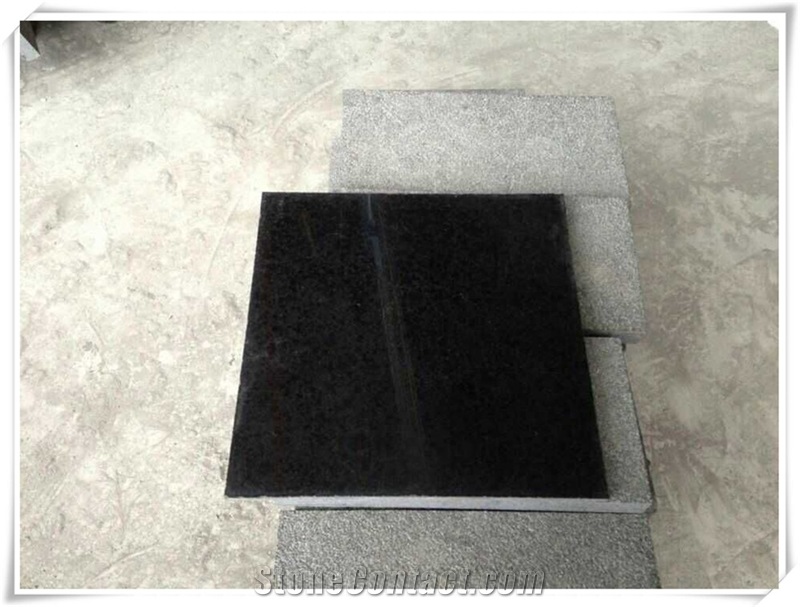 Direct Factory Black Pearl Granite G684 Polished Tiles