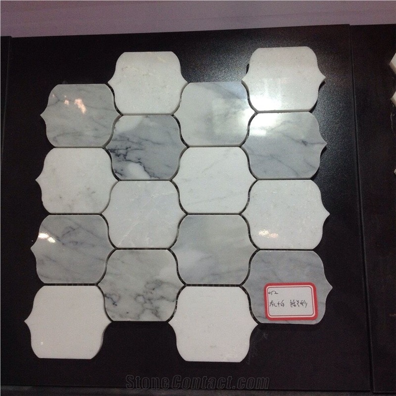 New Design Marble Mosaic, Mixed Color Mosaic White Marble Mosaic