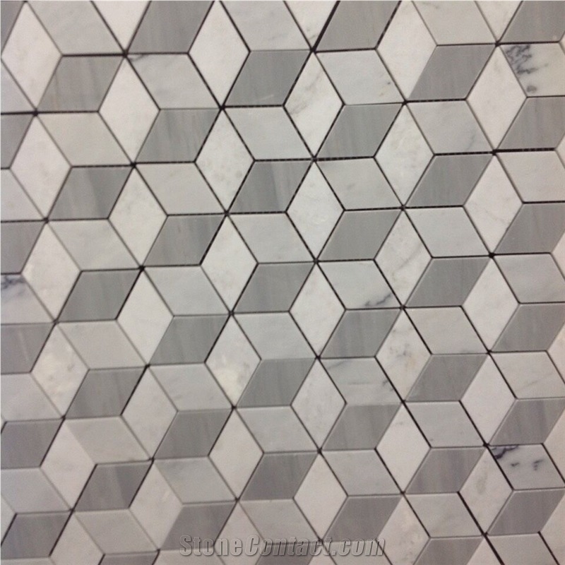 New Design White Marble Mosaic Tiles