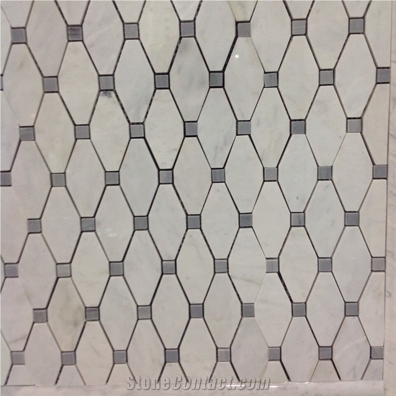 New Design White Marble Mosaic Tiles