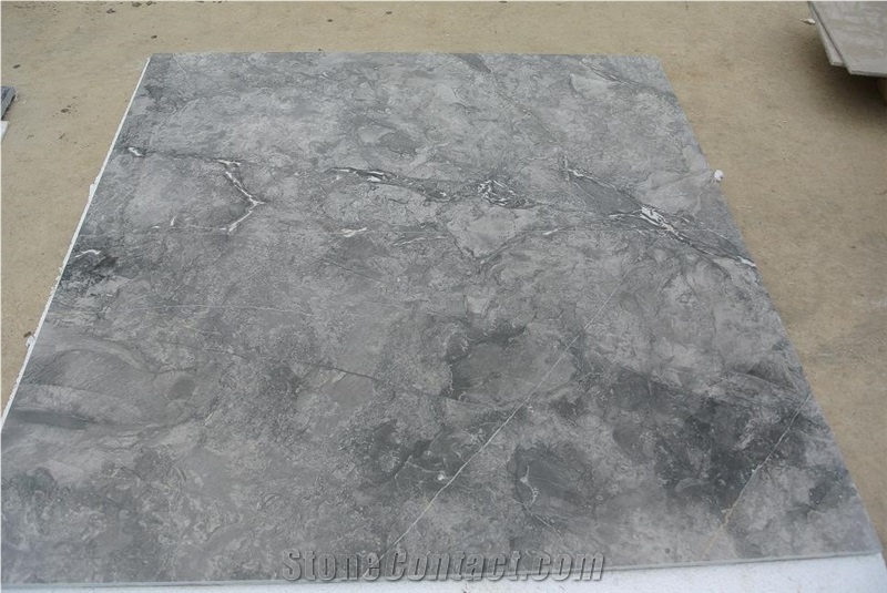 New Gris Tundra Grey Marble Slabs & Tiles, China Grey Marble
