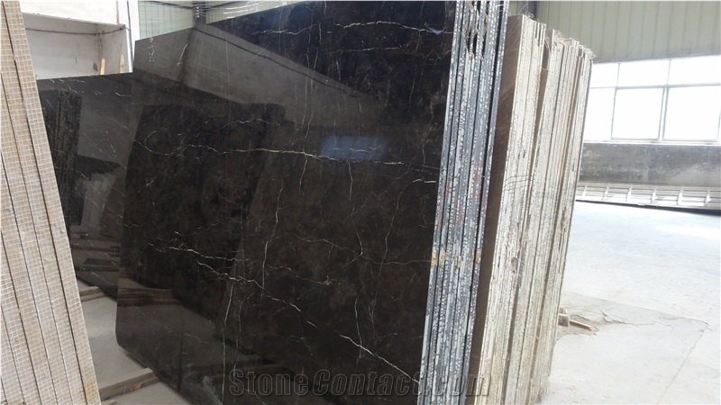 New St Laurent Brown Marble Tiles and Slabs from Own Quarry