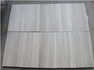 Crystal White Wooden Honed A+ Grade Marble ,Wooden Marble, White Wood Grain Marble ,Crystal Wooden Vein White Marble Honed Tiles