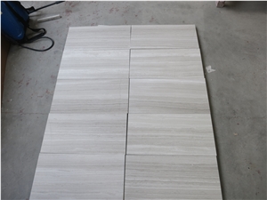 Crystal White Wooden Honed A+ Grade Marble ,Wooden Marble, White Wood Grain Marble ,Crystal Wooden Vein White Marble Honed Tiles