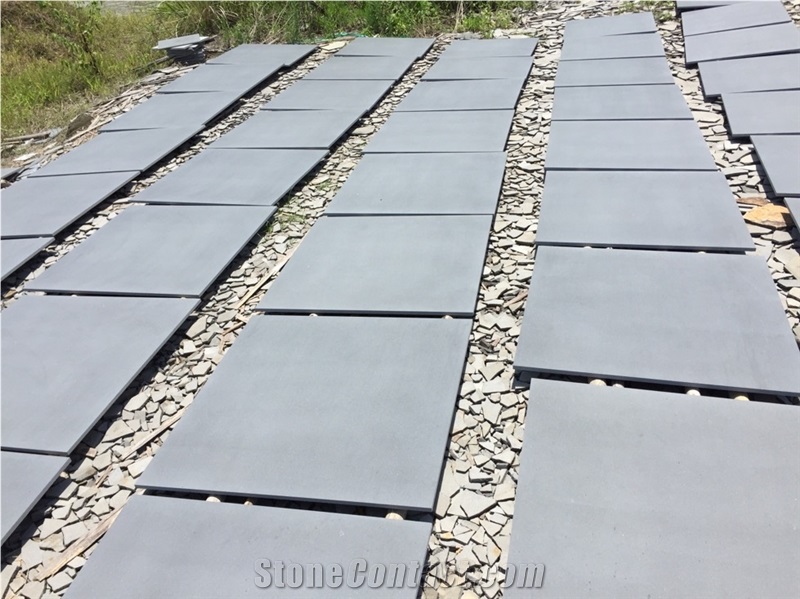 Grey Basalt Honed Tiles,Hainan Grey Basalt Floor Tiles,Grey Basalt,Basaltina,Basalto,Inca Grey,Walling & Flooring Honed Tiles