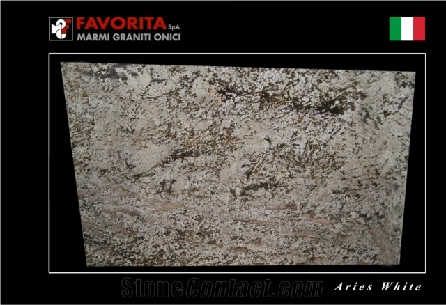 Aries White Granite Slabs & Tiles, White Polished Granite Floor Tiles, Wall Tiles