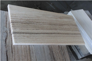 Crystal Wood Vein Marble Sandblast Surface Slabs & Tiles Good Price