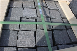 Monglia Black Basalt New G684 Cube Stone, Cobble Stone for Garden and Parking Paving