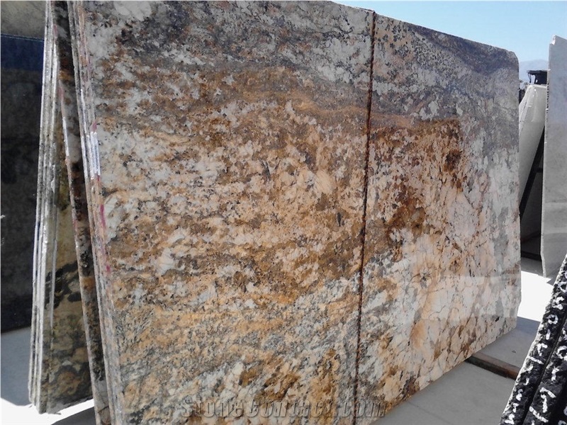 Gazzon Granite Slabs, Brazil Gazon Granite