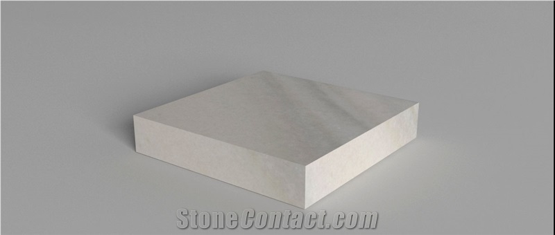 Blanco Macael Marble Polished Flooring Pattern