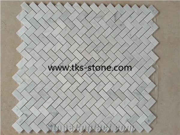 Wall Mosaic, China White Marble Mosaic, Mosaic Pattern, Oriental White Marble Mosaic,Royal White Marble Mosaic