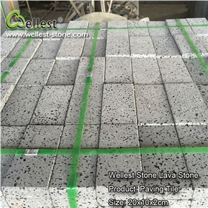 Wellest Basalt Volcanic Lava Stone Paving Sets for Patio Paver and Driveway Payment