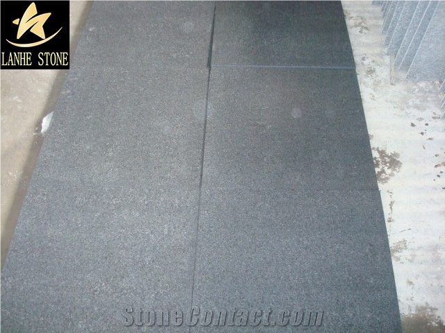 G654 Grey Granite Flamed Tile Paving Stone, G654 Padang Dark Granite Tile & Slab