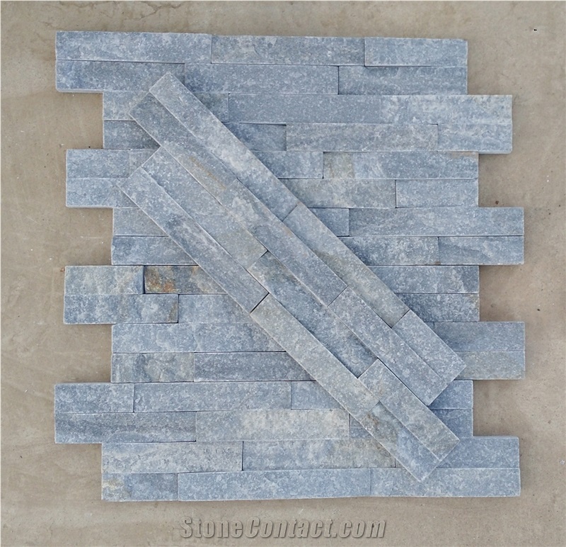 Blue Quartzite Thin Wall Stone Cladding Prices, Cultured Stone, Stacked Stone Veneer Walls, Ledge Stone Tile, Field Stone, Stone Backsplash
