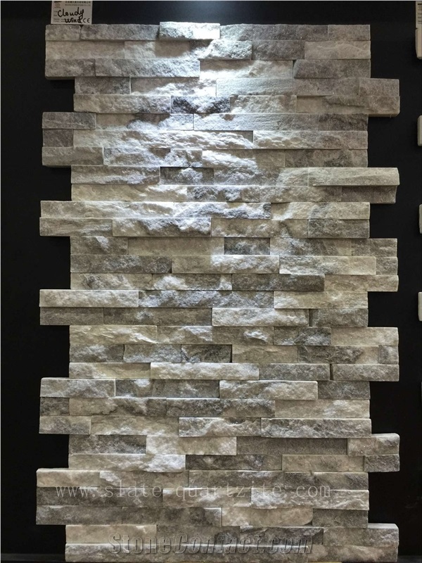 Cloudy Wind Marble Wall Cladding, Cultured Stone, Ledge Stone