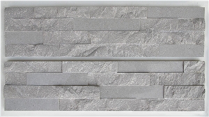 Grey Limestone Cultured Stone, Wall Cladding, Ledge Stone