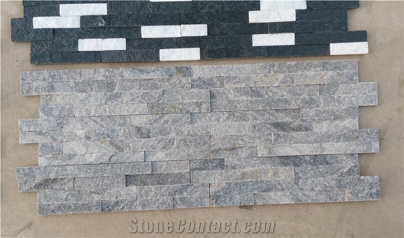 Grey Quartzite Wall Stone Cladding Prices, Cultured Stone, Stacked Stone Veneer Walls, Ledge Stone Tile, Field Stone, Stone Backsplash