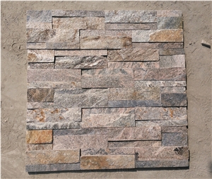 Pink Quartzite Wall Stone Cladding, Corner Prices, Cultured Stone, Stacked Stone Veneer Walls, Ledge Stone Tile, Field Stone, Stone Backsplash