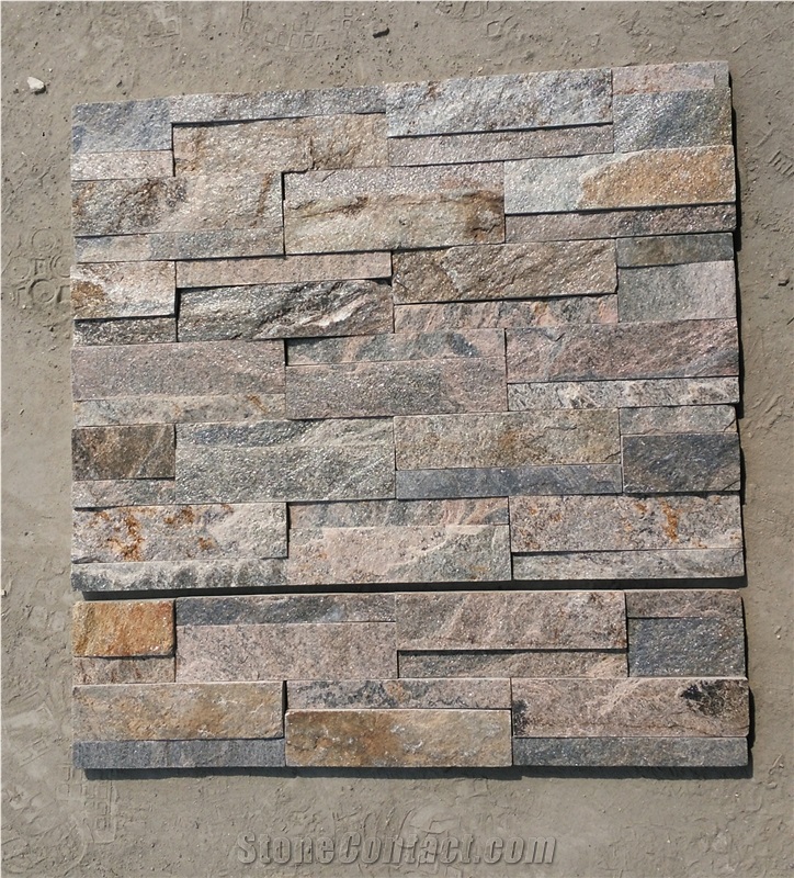 Pink Quartzite Wall Stone Cladding, Corner Prices, Cultured Stone, Stacked Stone Veneer Walls, Ledge Stone Tile, Field Stone, Stone Backsplash