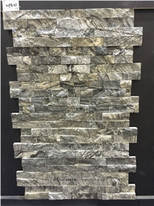 Wpb-51 Black and White Marble Wall Stone Cladding, Cultured Stone, Stacked Stone Veneer, Ledge Stone, Field Stone