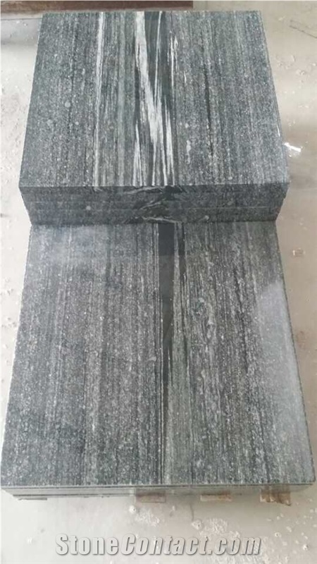 Granite Tiles & Slabs with Striped, Black Granite Tiles & Slabs, Straight Lines Granite Tiles, Landscaping Rock Tiles & Slabs, Straight Lines Granite Tiles & Slabs