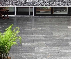 Landscaping Rock Tiles & Slabs with Striped, Granite Tiles & Slabs with Vein Paving, Granite Wall Covering, Granite Paving Stone with Striped, Grey Granite Tiles & Slabs