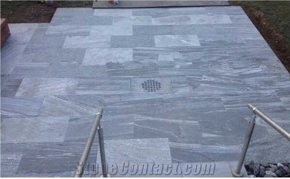 Landscaping Rock Tiles & Slabs with Striped, Granite Tiles & Slabs with Vein Paving, Granite Wall Covering, Granite Paving Stone with Striped, Grey Granite Tiles & Slabs
