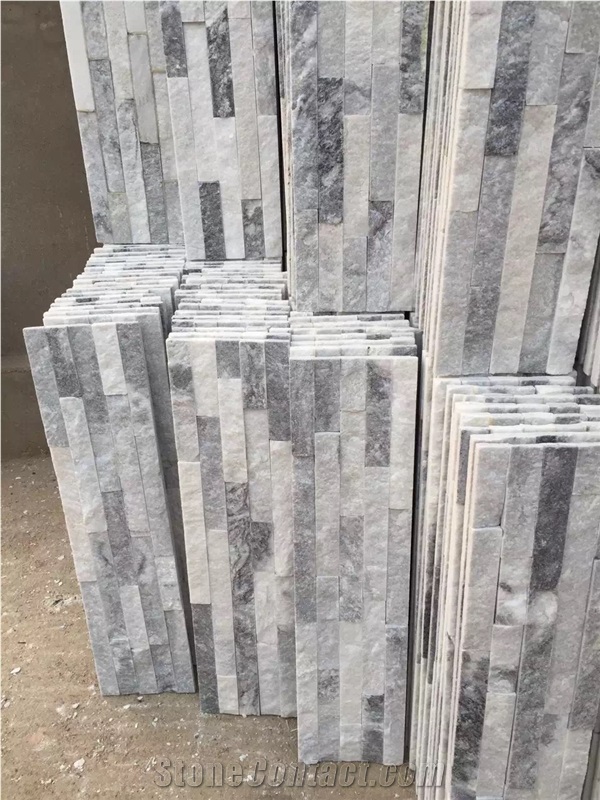 Light Grey Slate Cultural Stone, Natural Slate Wall Stone, Water Wave Slate Cultural Stone, Slate Wall Stone/Wall Covering