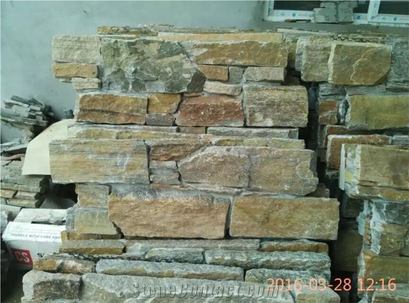 Slate Cultural Stone Wall Covering, Rusty Slate Wall Stone, Natural Slate Wall Stone, China Cultural Stone Slate