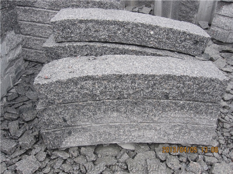 Special Kerbstone, Grey Granite G341 Kerbstone, G341 Kerbstone, China Granite Kerbstone