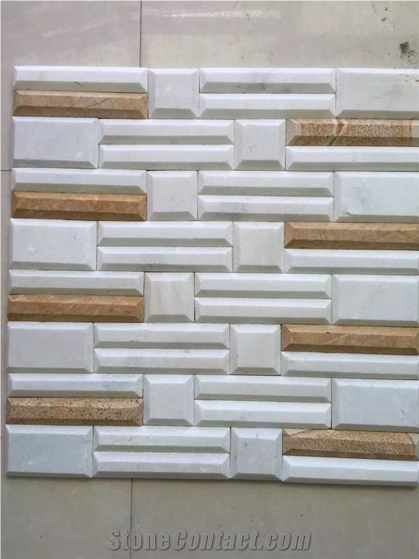 White and Yellow Slate Cultural Stone, Cultural Stone Tiles, Natural Slate Wall Covering, China Slate Cultural Stone Wall Covering, Cultural Stone Slate