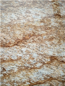 Brazil Verniz Tropical Granite, Yellow Polished Granite Slab & Tile, Gangsaw Slab 178cm X 279cm X 2.0cm