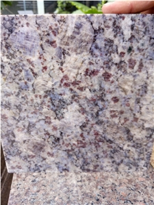 Inner Mongolia Granite Purple-Spotted Blue, Polished Long Slab, Size 210cm X 60cm X1.8cm