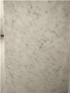 Italy Bianco Carrara Marble, Polished White Marble Slab, Thikness 18.5mm
