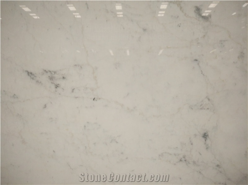 Italy Calacatta White Marble Tile & Slab, Polished Big Slab 1.8cm