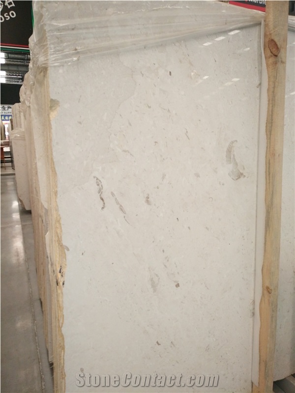 Italy Perlato Beige Marble Tile & Slab, Polished Big Slab with Thickness 1.8cm for Wall Covering