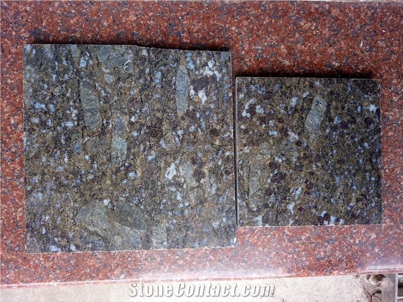 Mongolia Butterfly Blue Granite Tile & Slab,Long Polished Slab 60cm X 240cm X 1.8cm, First Quality