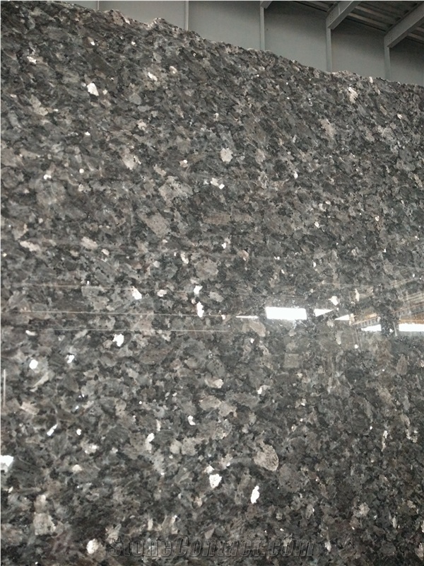 Norway Silver Pearl Granite Slab, Polished Gangsaw Slab ,First Quality of Natural Granite for Interior Decoration