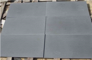 China Hainan Black Basalt Tiles for Floor and Wall, Honed Tiles