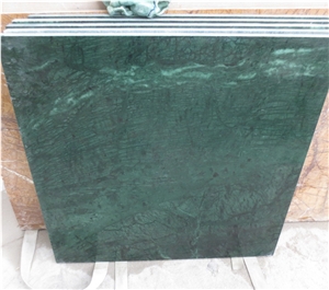 India Green Marble Polished Flooring Tiles