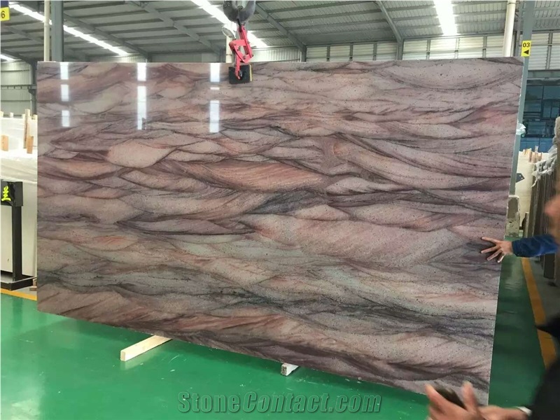 Red Colinas Quartzite Slabs and Tiles, Red Colinar Stone, Bookmatching Stone
