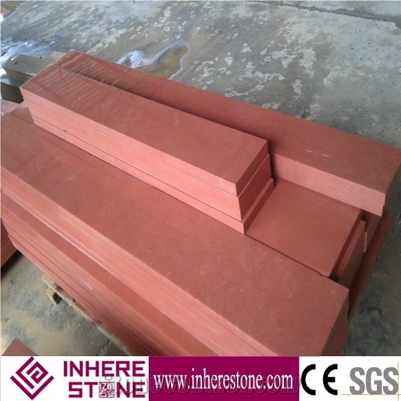 China Natural Red Sandstone, Small Slab Sandstone,Building Walling Stone