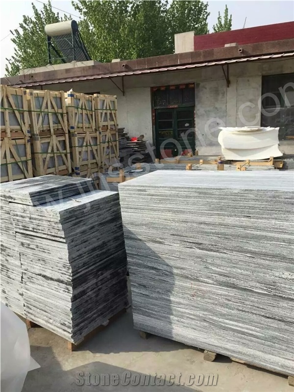 G302 / China Black Granite / Fantasy Wood / Interesting Veins / Fantasy Granite Tiles for Walling and Flooring